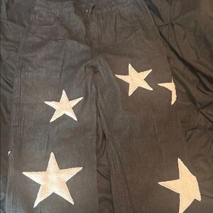 Aelfric Eden Black and Gray Denim Pants